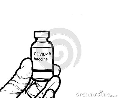 COVID-19 Vaccination Coronavirus immunization medical research Stock Photo