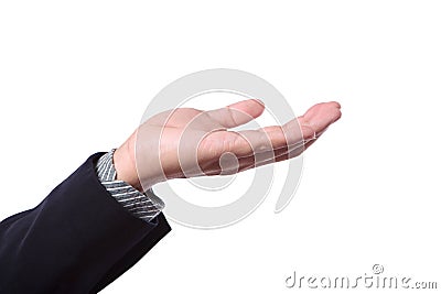 Hand of business man Stock Photo