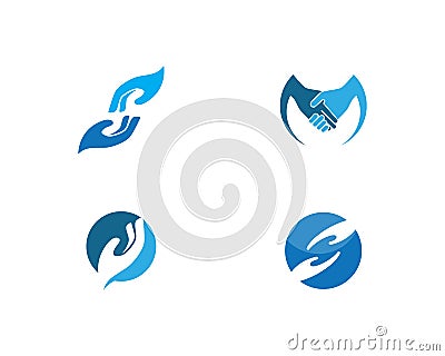 Hand Care Logo Vector Illustration