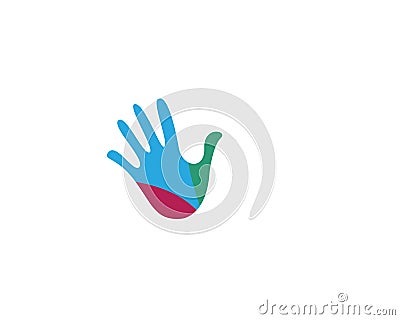 Hand Care Logo Template vector icon Business design Stock Photo