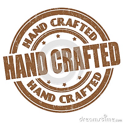 Hand crafted grunge rubber stamp Vector Illustration