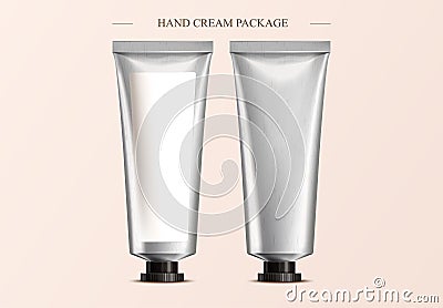 Hand cream package design Cartoon Illustration