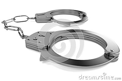 Hand cuffs Stock Photo