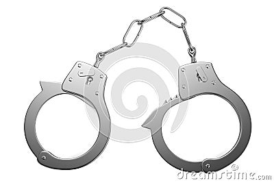 Hand cuffs Stock Photo