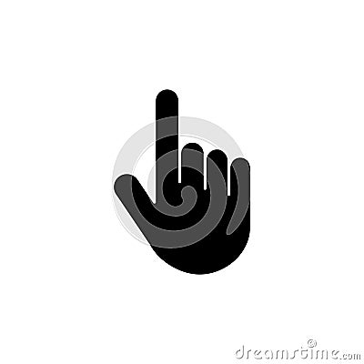 Hand cursor icon. cursor icon . hand cursor icon clik Vector Illustration