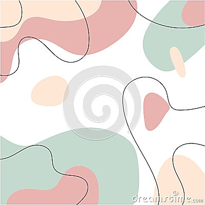 Hand draw colored background Vector Vector Illustration