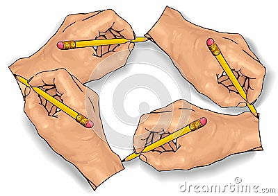 Hand drawing Vector Illustration