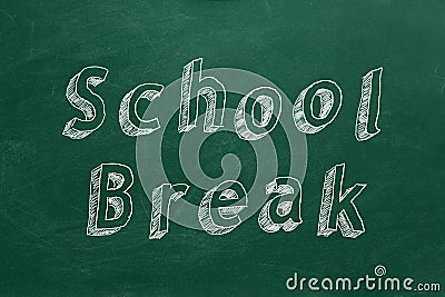 School Break Stock Photo