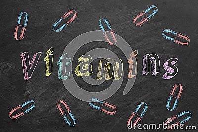 Vitamins Stock Photo