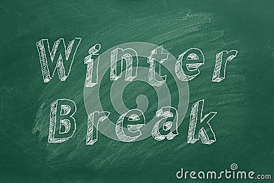 Winter Break Stock Photo