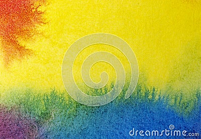 Hand drawn abstract watercolor background Stock Photo