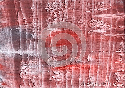 Striped red watercolor design Stock Photo