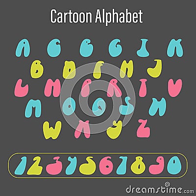 Handraw alphabet Vector Illustration