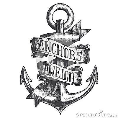 Hand Drawn Anchor Vector Illustration