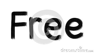 Hand Drawn Animated Wiggle Word Free. Charcoal Texture Text Stock Footage -  Video of graphics, hand: 225412276