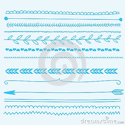 Hand drawn border Vector Illustration