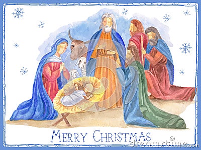 Hand drawn Christmas illustration Vector Illustration