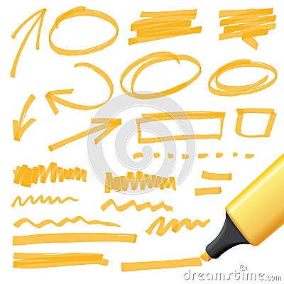 Hand drawn design elements Vector Illustration