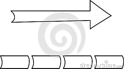 Hand drawn doodle infographic elements collection. Marker circles, pointing arrows, letters, numbers from 0 to 9, diagrams, frames Vector Illustration