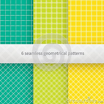 Hand drawn geometrical seamless background. Vector Illustration