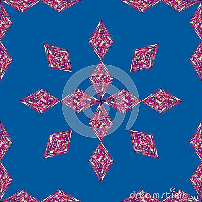 Hand drawn ornament pattern. Vector geometric tracery seamless background. Vector Illustration