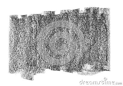 Hand drawn pencil hatching on white Stock Photo