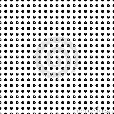 Hand Drawn Polka Dot Seamless Pattern Vector Illustration