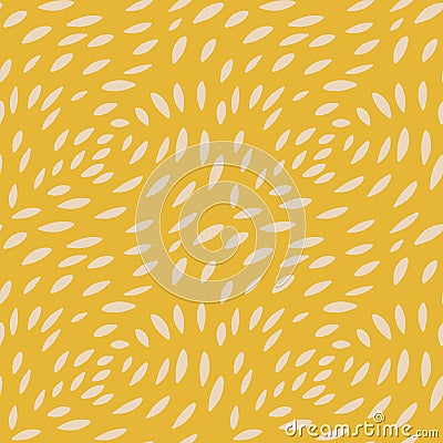 hand drawn scribble doodle elements seamless pattern Vector Illustration