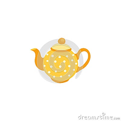 Vector teapot isolated Vector Illustration