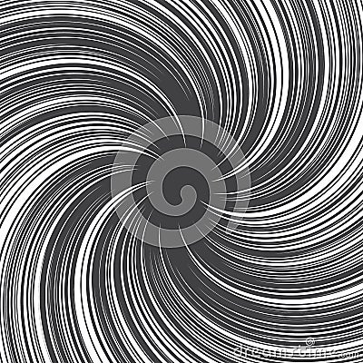 Hand Drawn Vector Abstract Twirl Lines Texture Vector Illustration