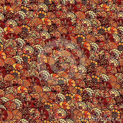 Vector ethnic seamless pattern Stock Photo