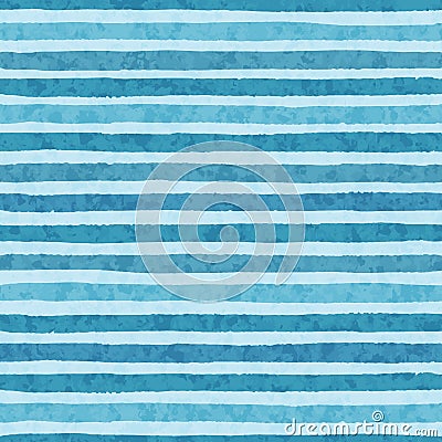 Hand drawn vector grunge stripes of cold blue colors seamless pattern on the light background Vector Illustration