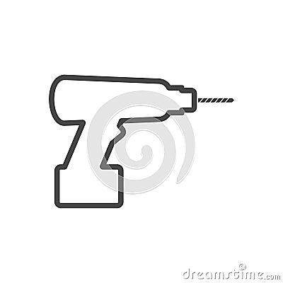 Hand Drill Icon, Drill icon Vector Illustration