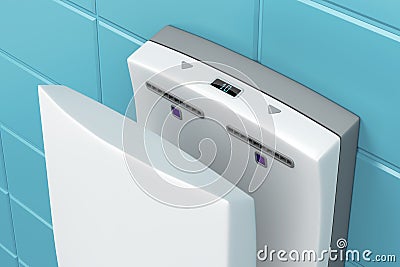 Hand dryer Stock Photo