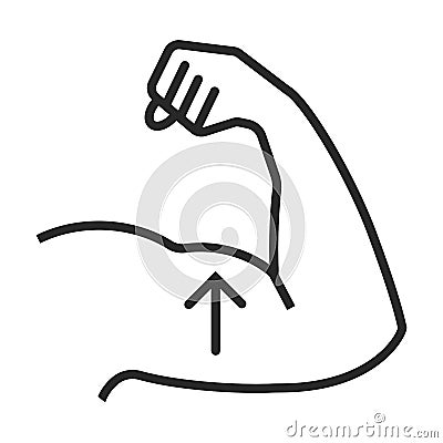 Hand force icon Stock Photo