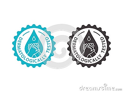 Hand gel sanitizer logo. Vector illustration. Vector Illustration