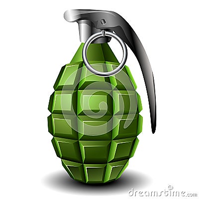Hand grenade Vector Illustration