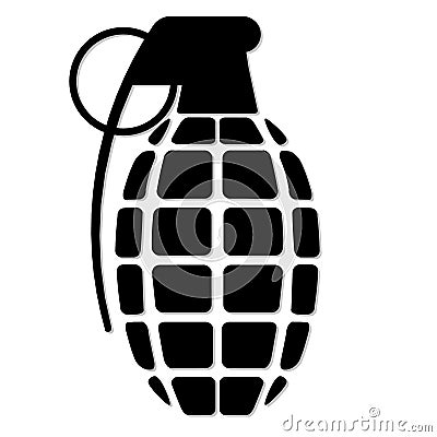 Hand grenade Cartoon Illustration