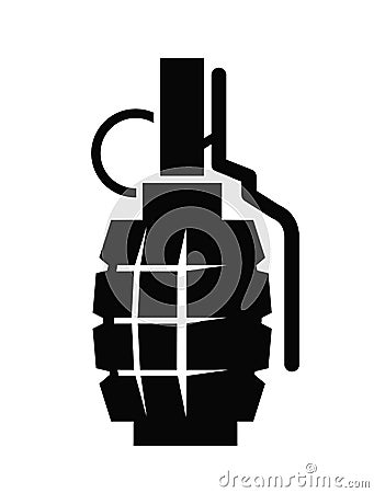 Hand grenade Vector Illustration