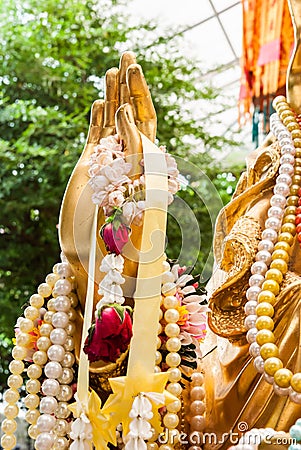 Hand Guan Yin Stock Photo