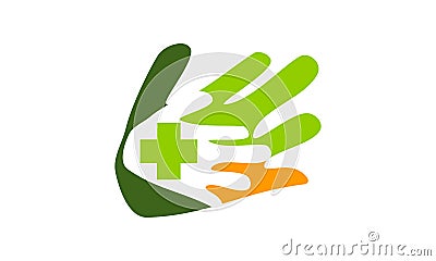 Hand Healthy Care Vector Illustration