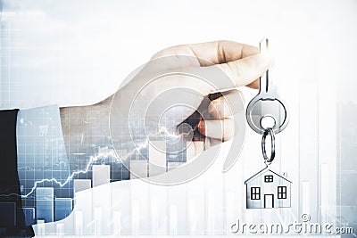 Mortgage and sales concept Stock Photo