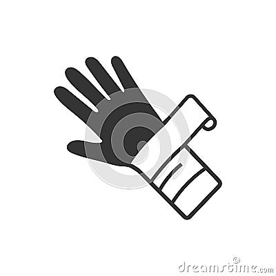 Hand Injury Icon Vector Illustration