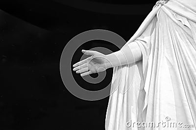 Hand of Jesus Stock Photo