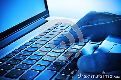 Hand Keyboard Computer Business Stock Photo