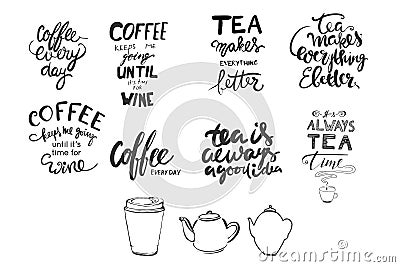 Hand lettering and custom typography Vector Illustration