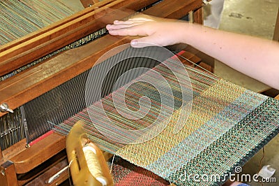 Hand Loom Stock Photo