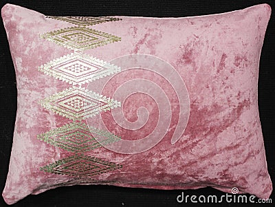 Hand made Embellished Cushion Covers with high resolution Stock Photo