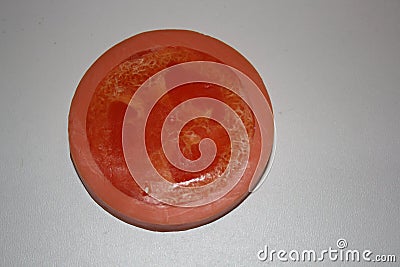 Fragrant red handmade soap red orange Stock Photo