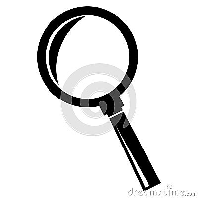 Hand magnifier Vector Illustration